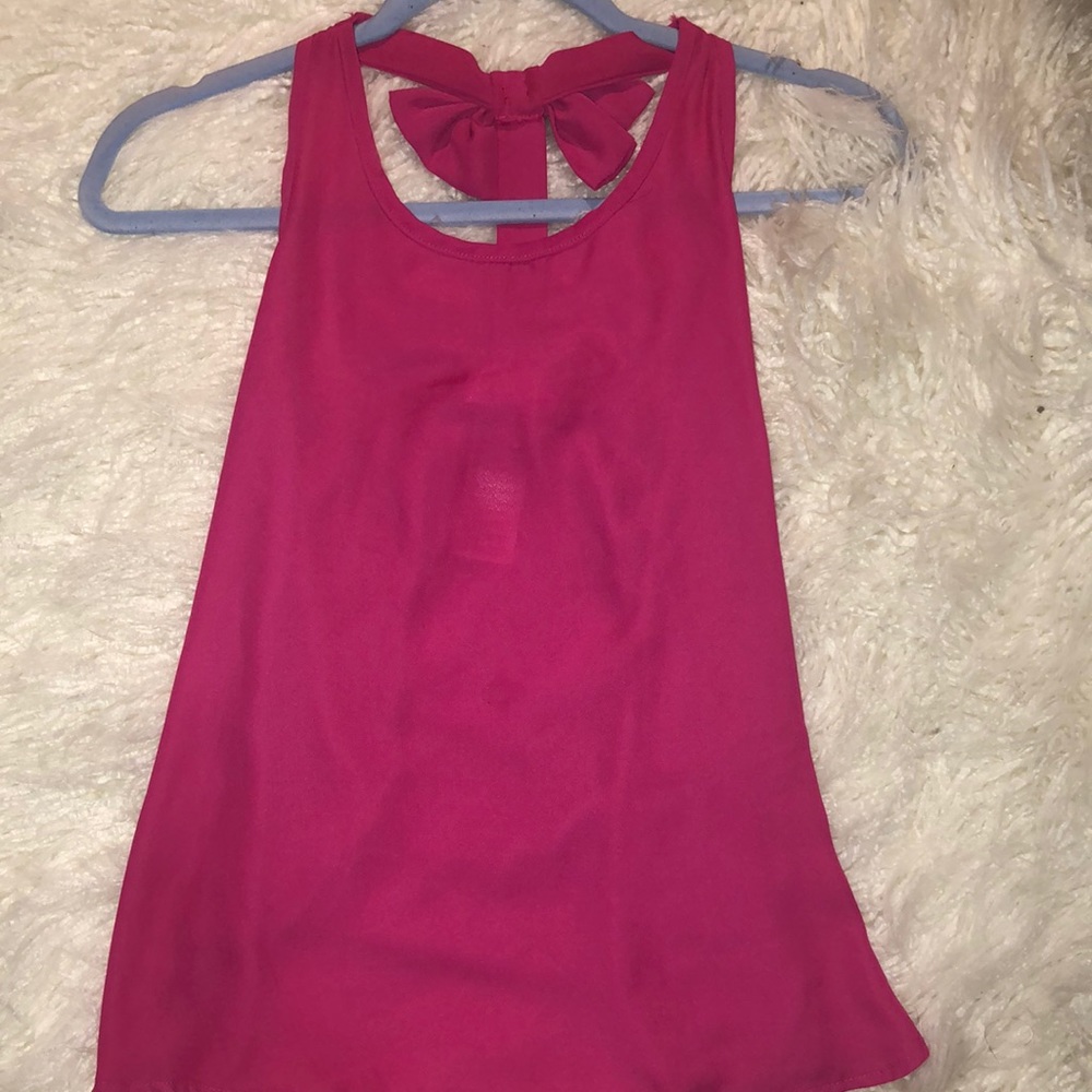 A small pink tank top from Miss Lulu
